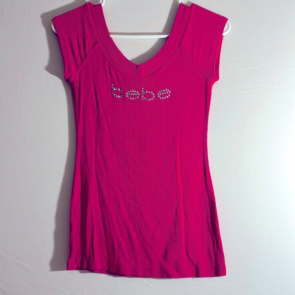 Bebe hot pink shirt